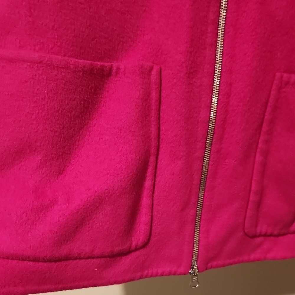 ❤️ ESCADA SPORT VIRGIN WOOL CASHGORA ANGORA FLEECE JACKET, MEDIUM - Picture 9 of 13